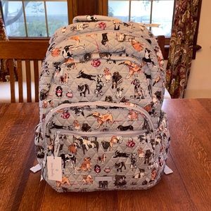 NWT Vera Bradley essential backpack in Dog Show